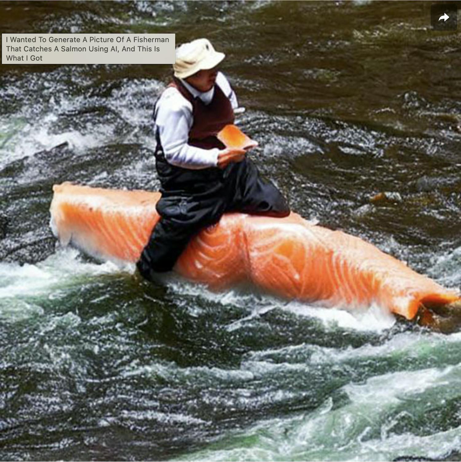 KI på dypt vann. Det skal bare én fatal feilslutning til for å få et bilde som dette.
